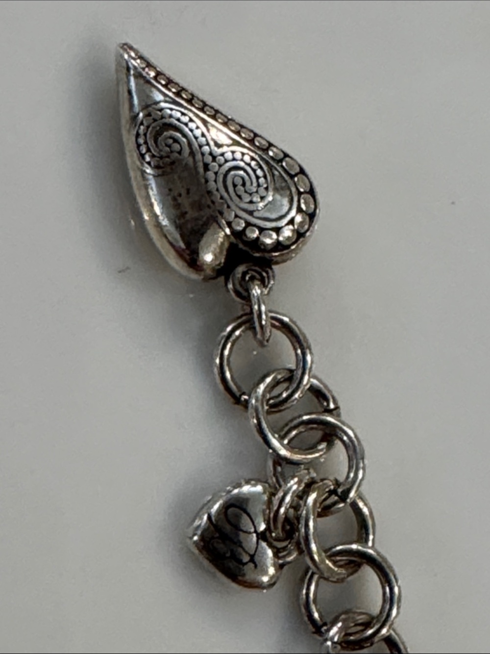 Brighton Silver-Tone Heart Accent Link Bracelet - Picture 3 of 6